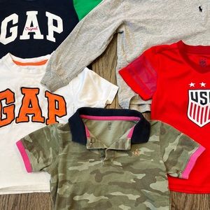 4T Gap and RL shirts and Nike bundle